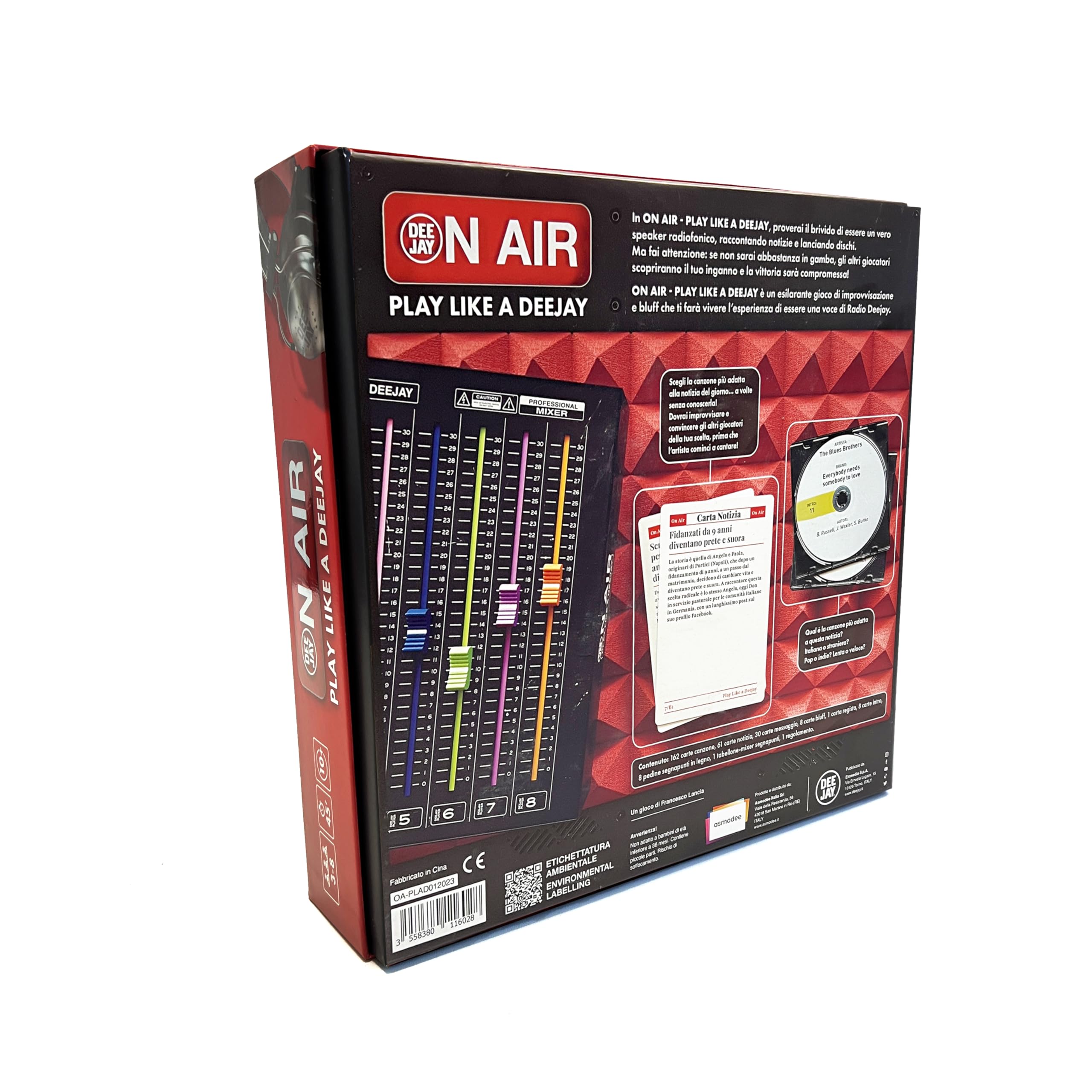 Asmodee On Air Play Like a Deejay party game edizione italiana
