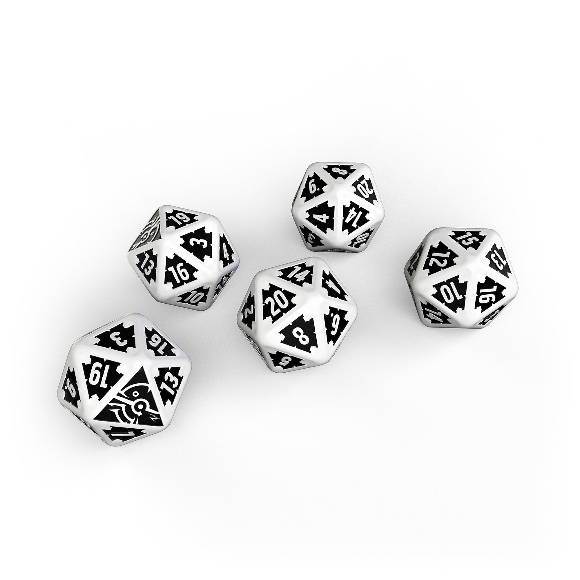 Modiphius Dishonored Roleplaying Game set dadi d20 x5