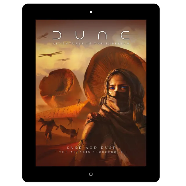 Dune Sand and Dust sourcebook PDF Arrakis 156 pagine spezia