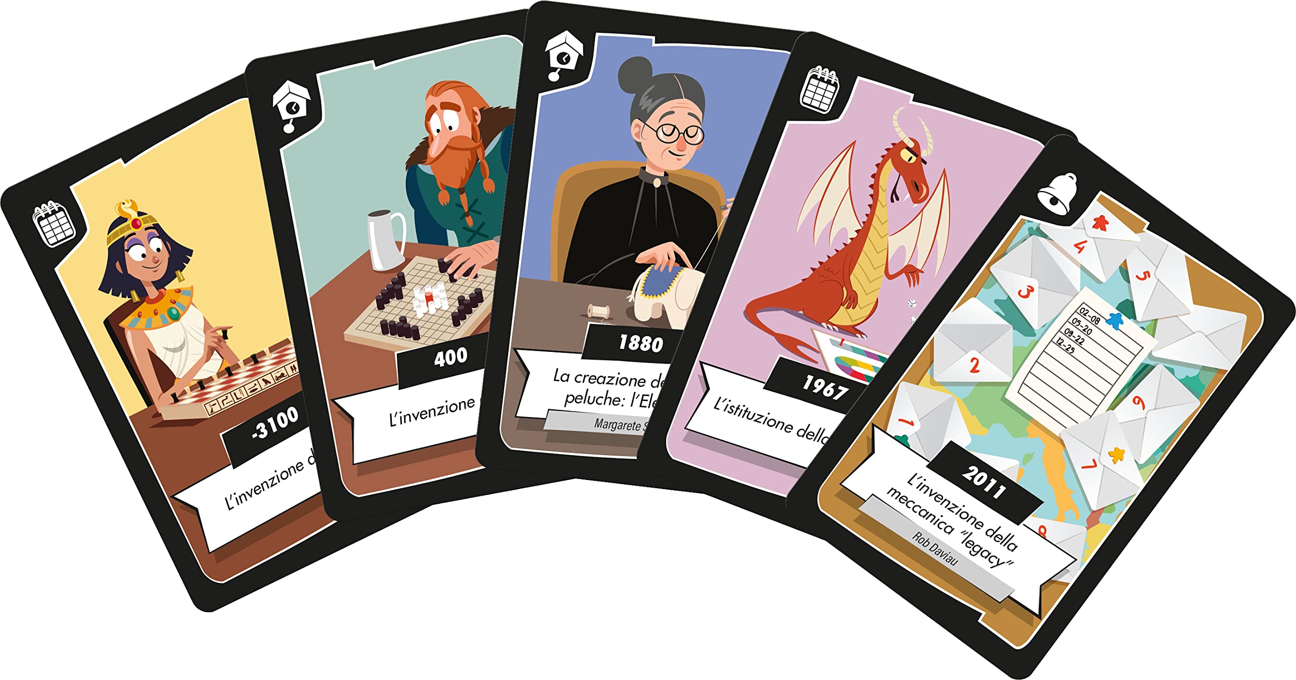 Asmodee Timeline Twist gioco di carte cooperativo 2-6