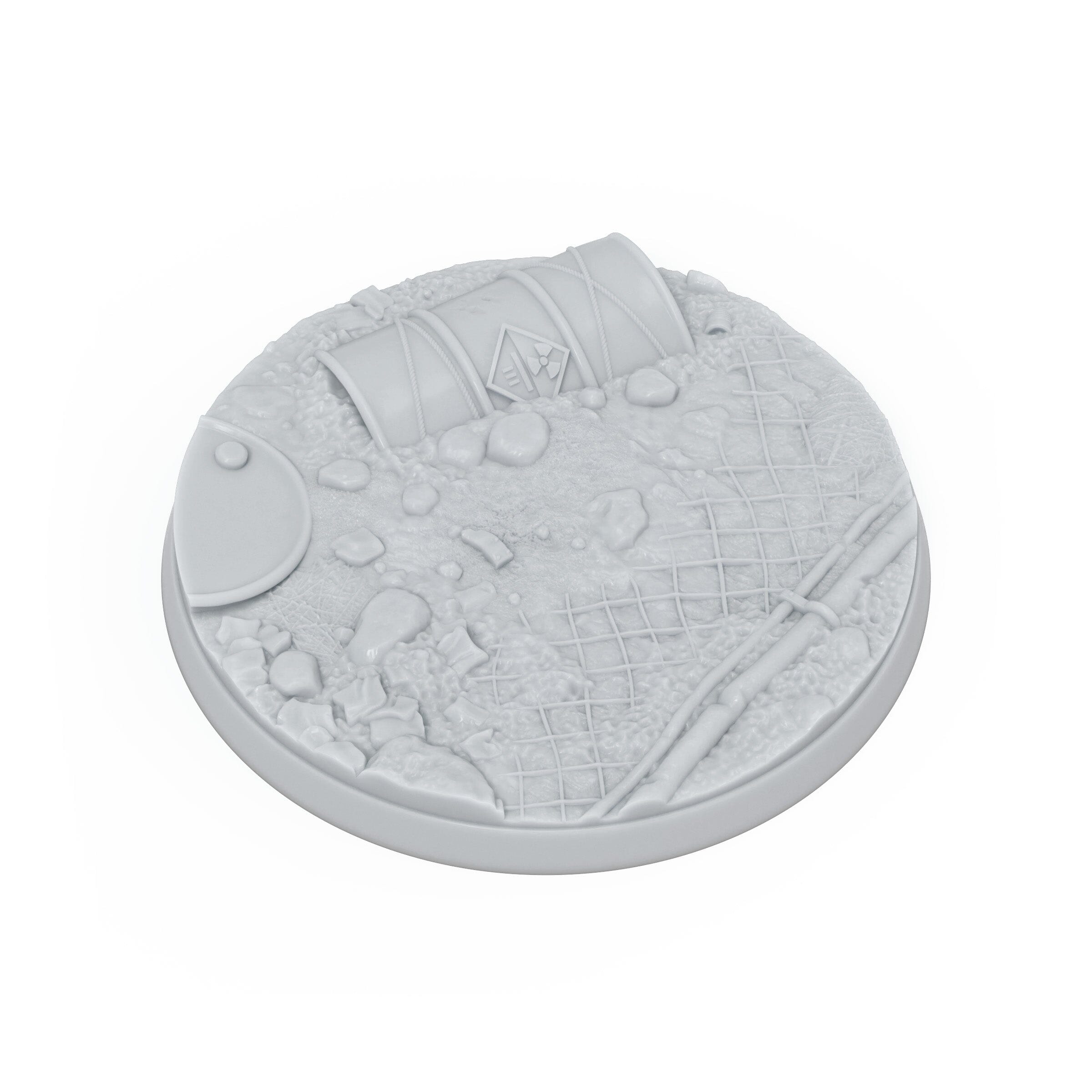Modiphius Fallout Factions Basette sceniche 50mm Wasteland 5 pezzi