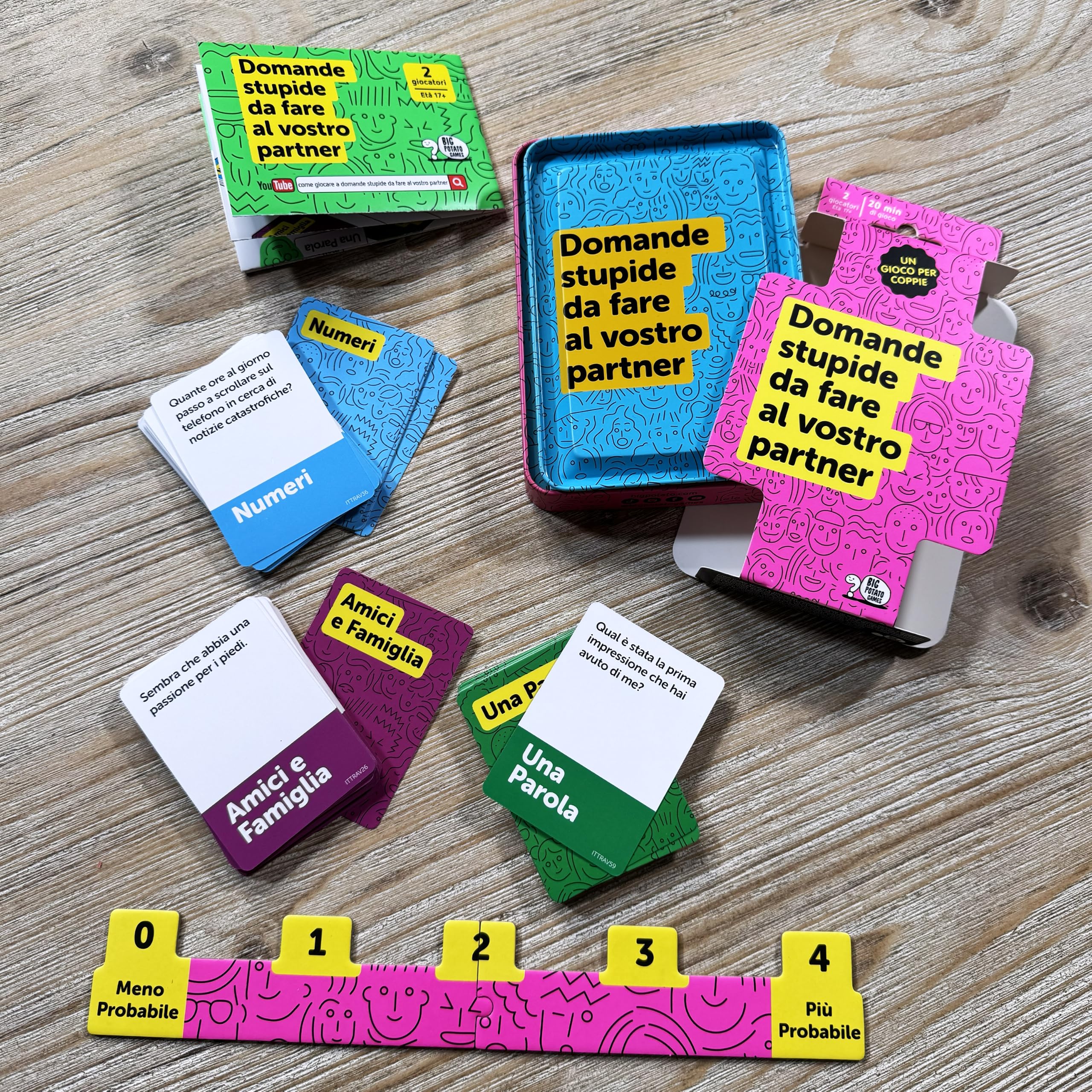 Asmodee Domande Stupide per Partner carte da gioco per coppie