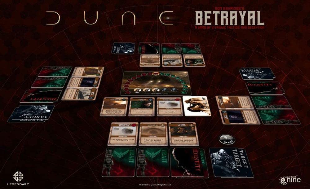 Asmodee Dune Betrayal gioco da tavolo strategia italiano 2-4 giocatori