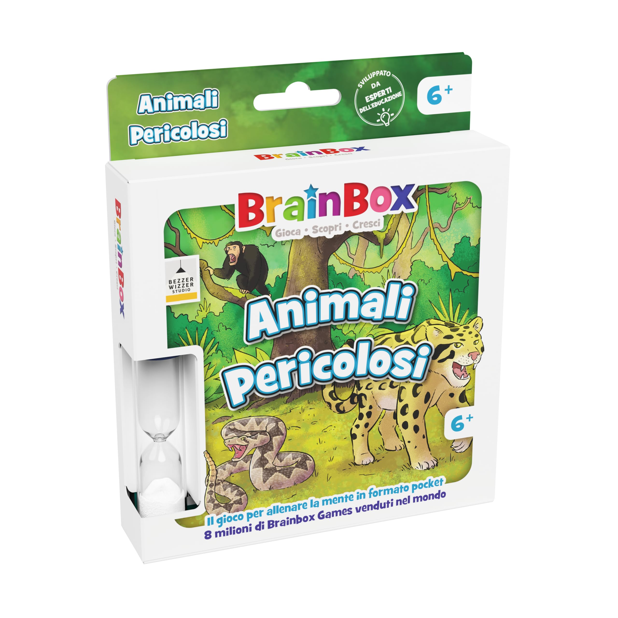 Asmodee BrainBox Animali Domestici gioco memoria 55 carte
