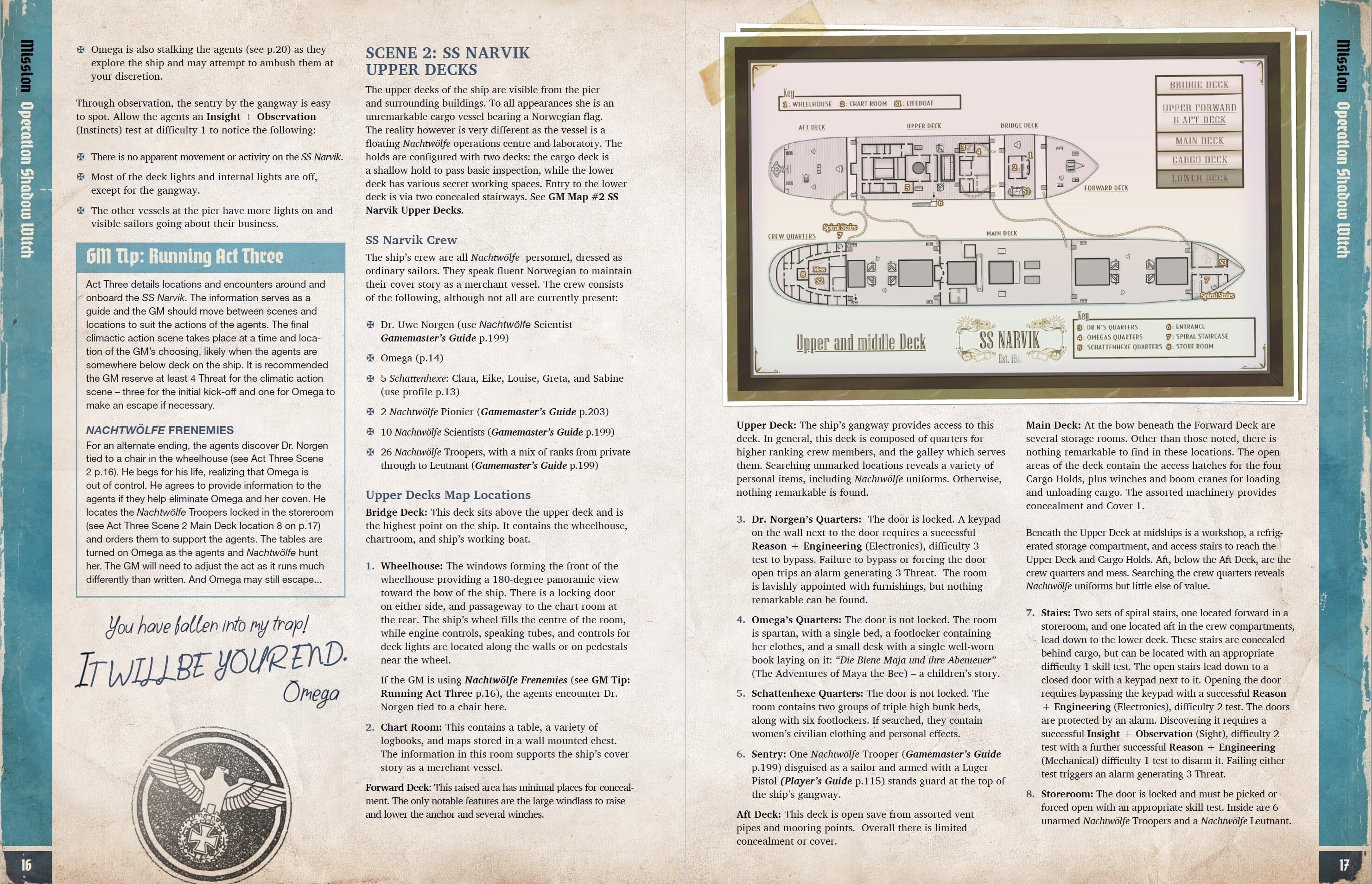 Modiphius Achtung Cthulhu Operation Shadow Witch PDF avventura