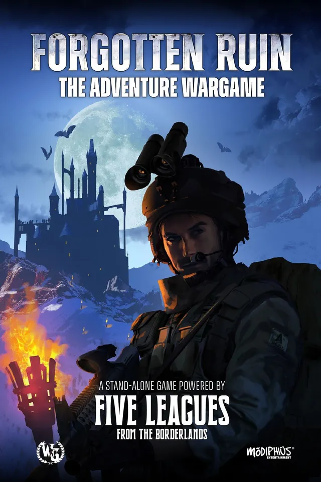 Forgotten Ruin Adventure Wargame PDF 160 pagine solitario miniature