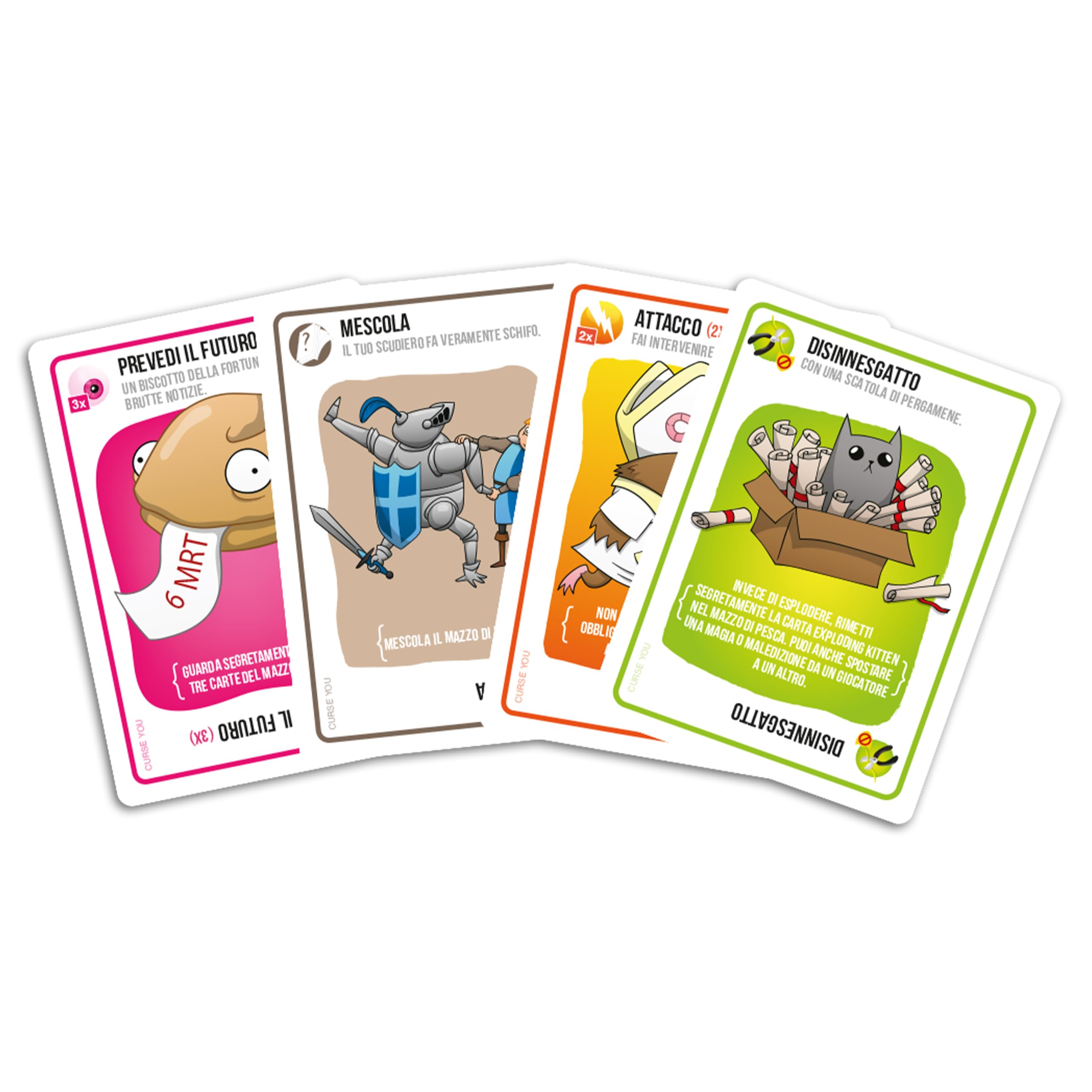 Exploding Kittens Curse You gioco di carte party 2-5 giocatori