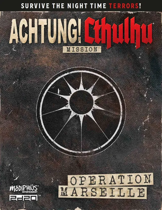 Modiphius Achtung! Cthulhu Operation Marseille avventura PDF