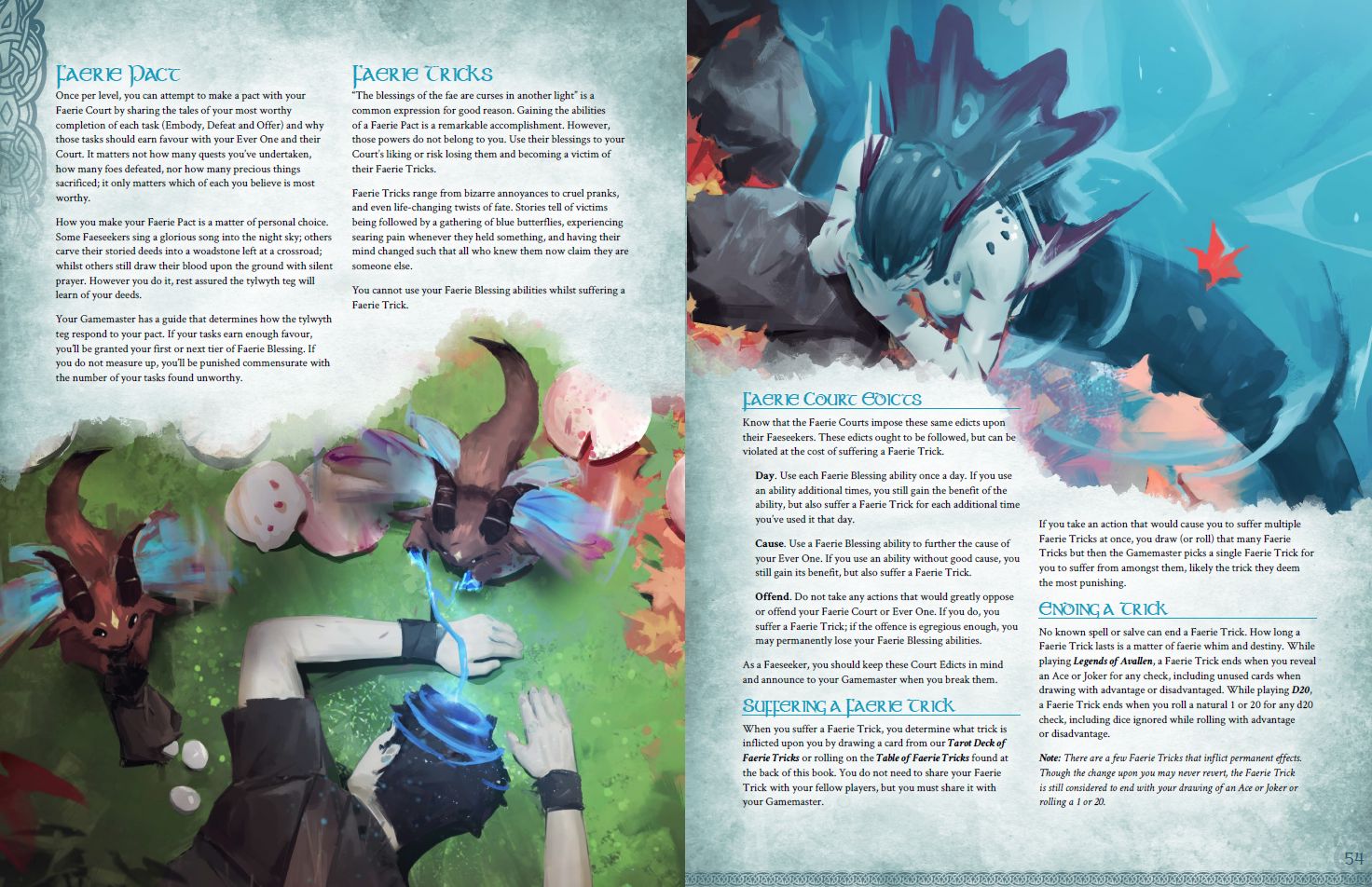 Modiphius Legends of Avallen Faeseeker's Guide pdf 238 pagine