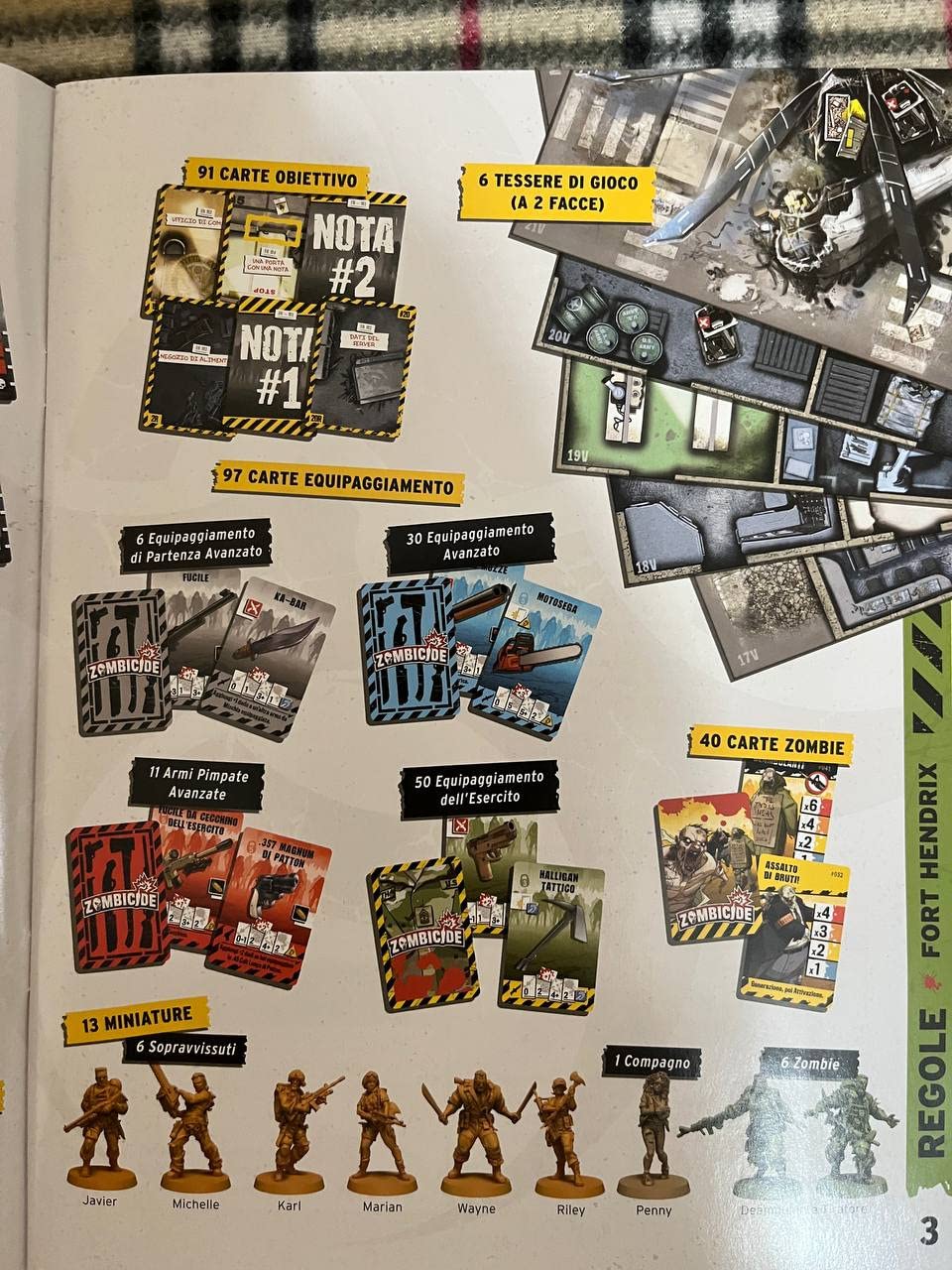 Asmodee Zombicide Fort Hendrix espansione gioco cooperativo