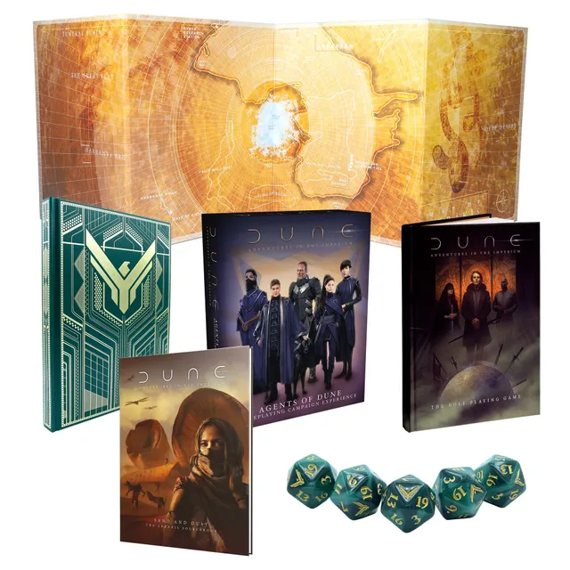 Dune GDR Megabundle Atreides manuale + starter + dadi