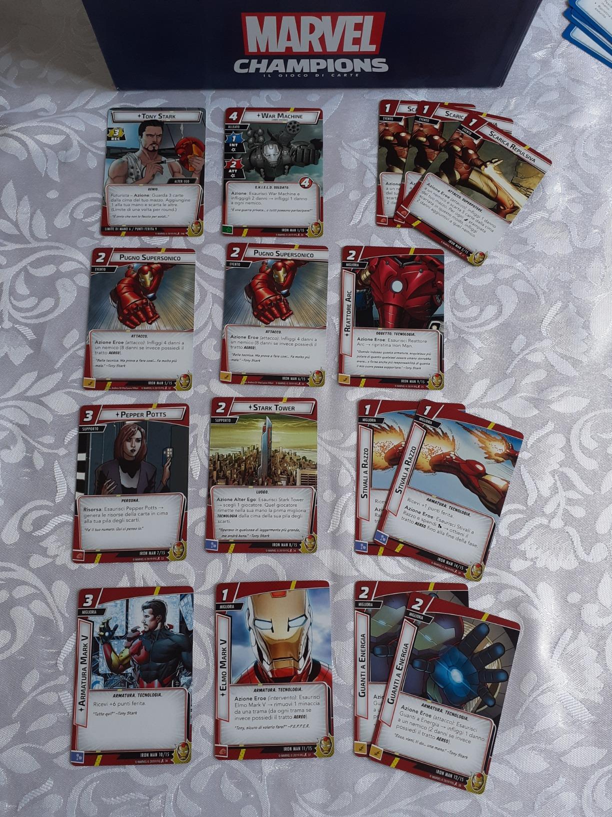 Asmodee Marvel Champions LCG gioco carte cooperativo italiano base