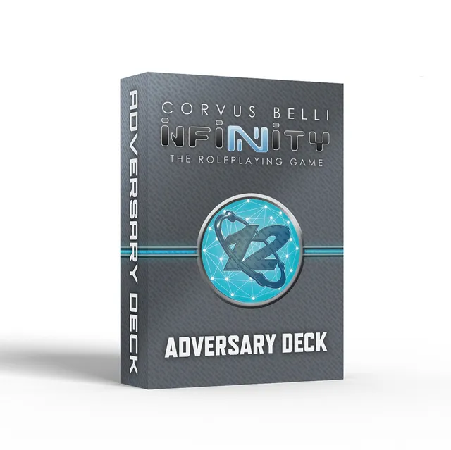 Modiphius Infinity Adversary Card Deck PDF gioco di ruolo 54 carte