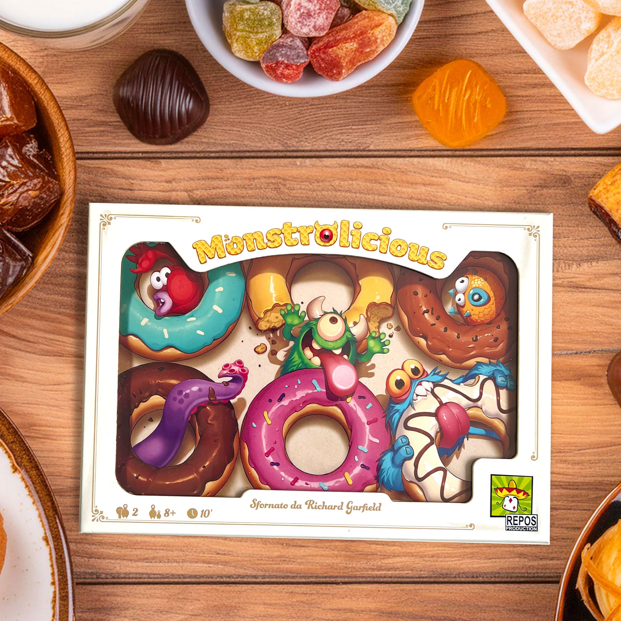 Asmodee Monstrolicious gioco tavolo 2 giocatori 7+