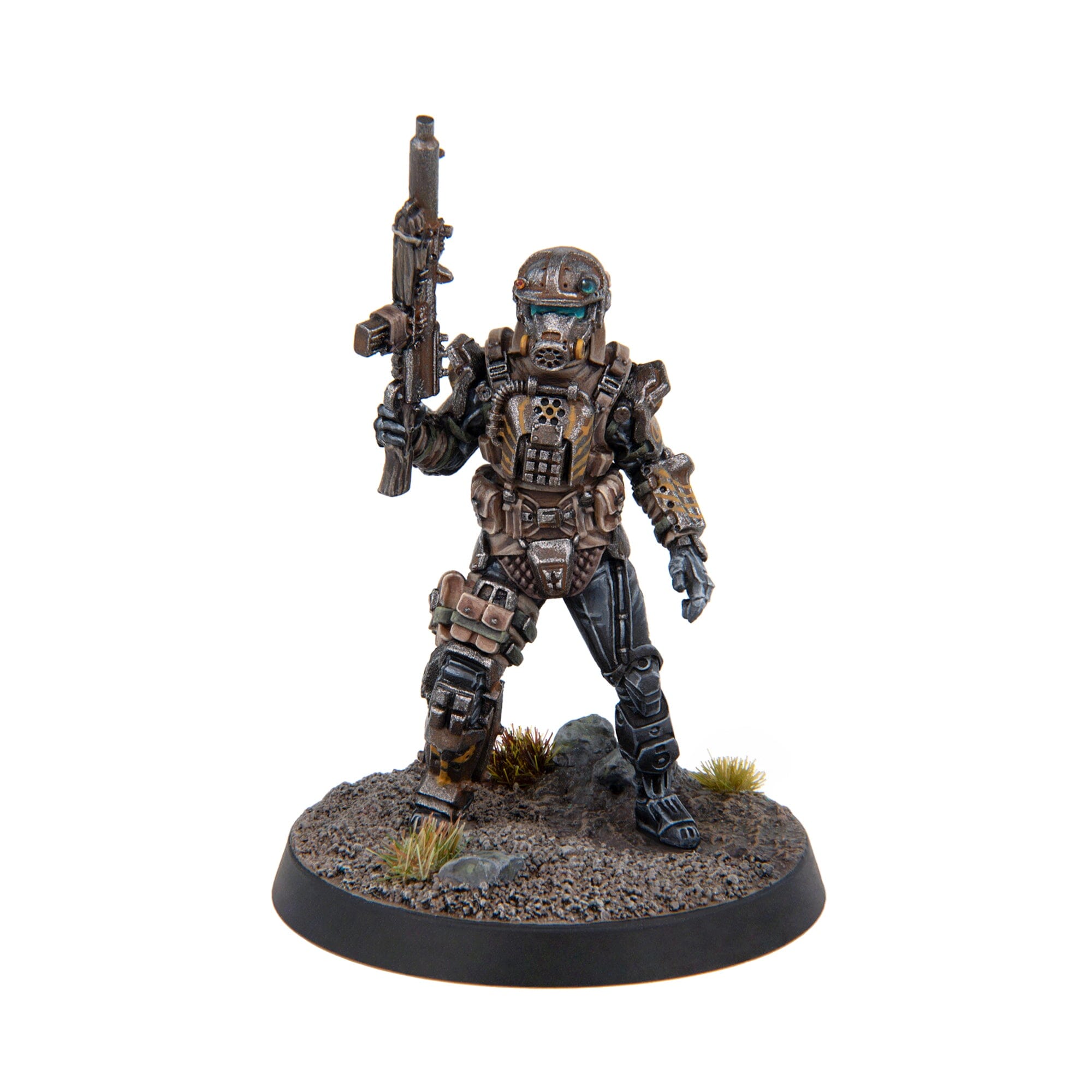 Modiphius Fallout: Factions Priesthood set 3 miniature resina