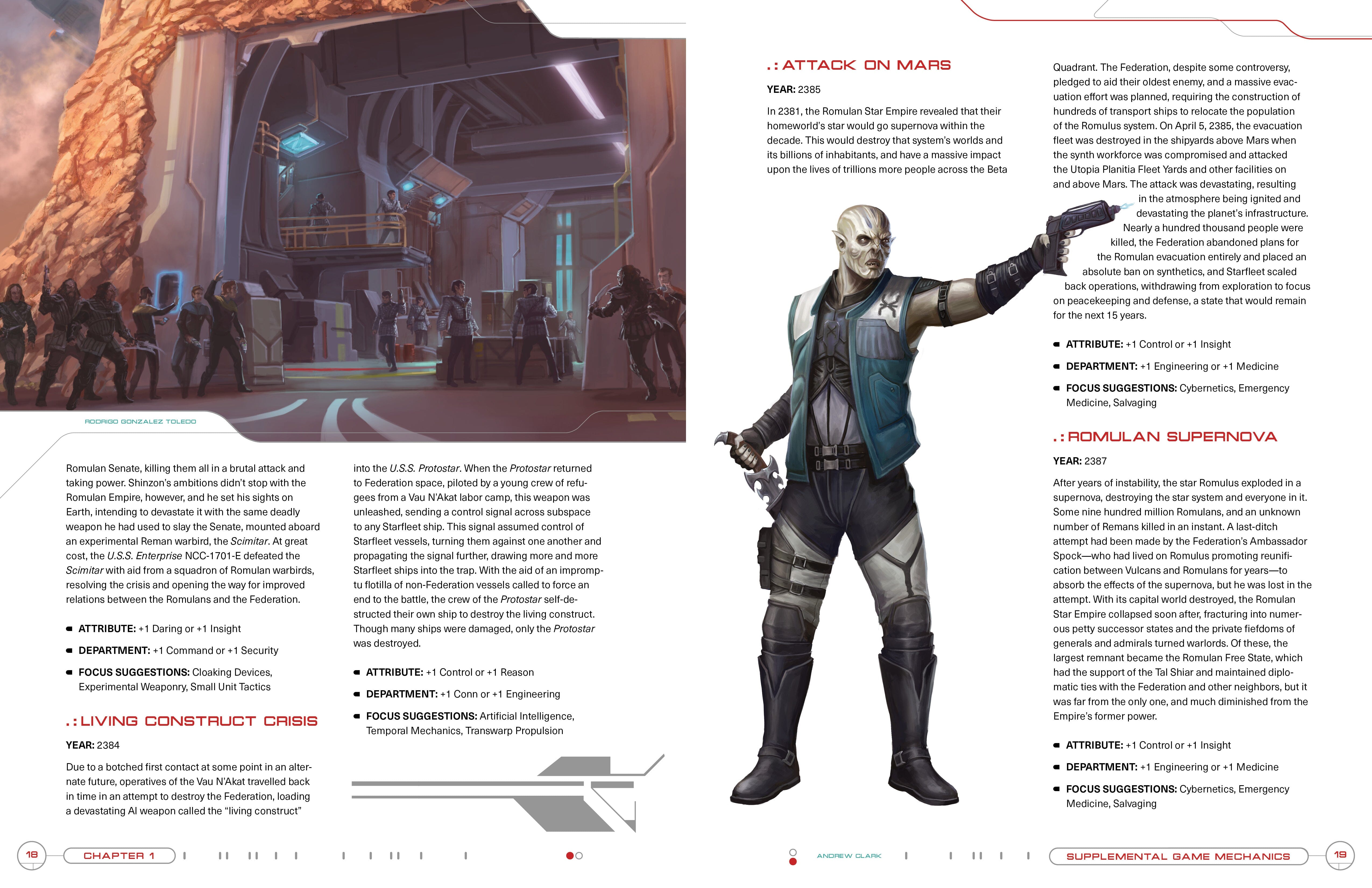 Star Trek Adventures 24th Century Campaign Guide libro 128 pagine