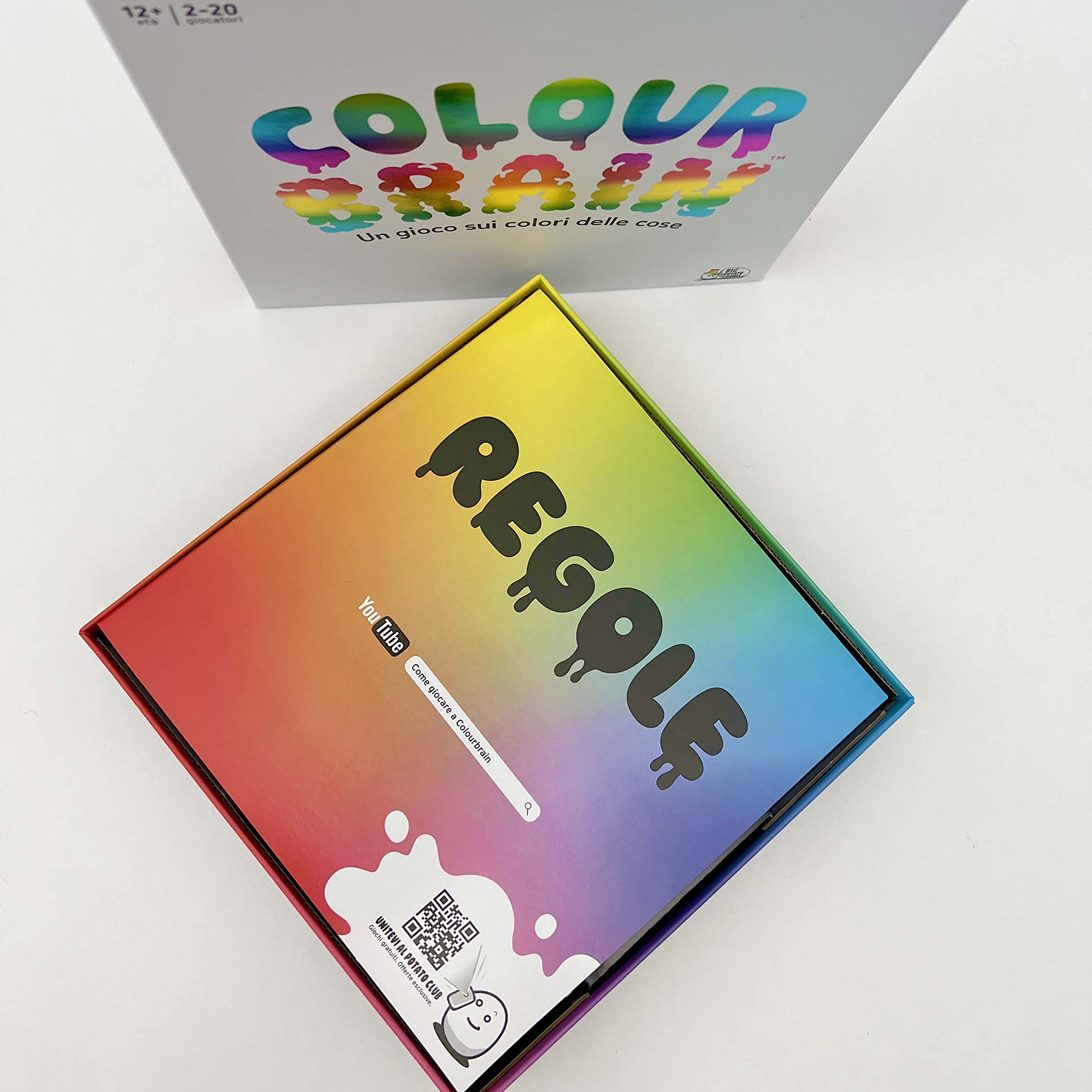Asmodee Colourbrain gioco da tavolo quiz colori 2-20 giocatori