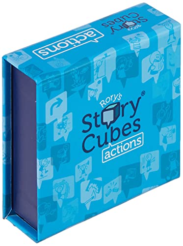 Asmodee Rory's Story Cubes Actions Dadi Storie 9 cubi azzurro