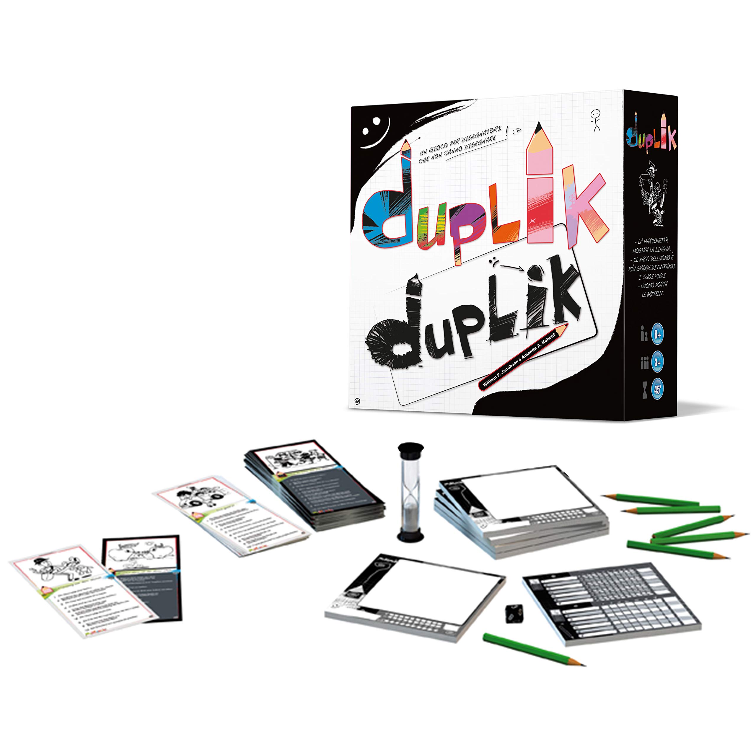 Asmodee Party Games Duplik Big Box Gioco Disegno 3-10 ITA 45Min