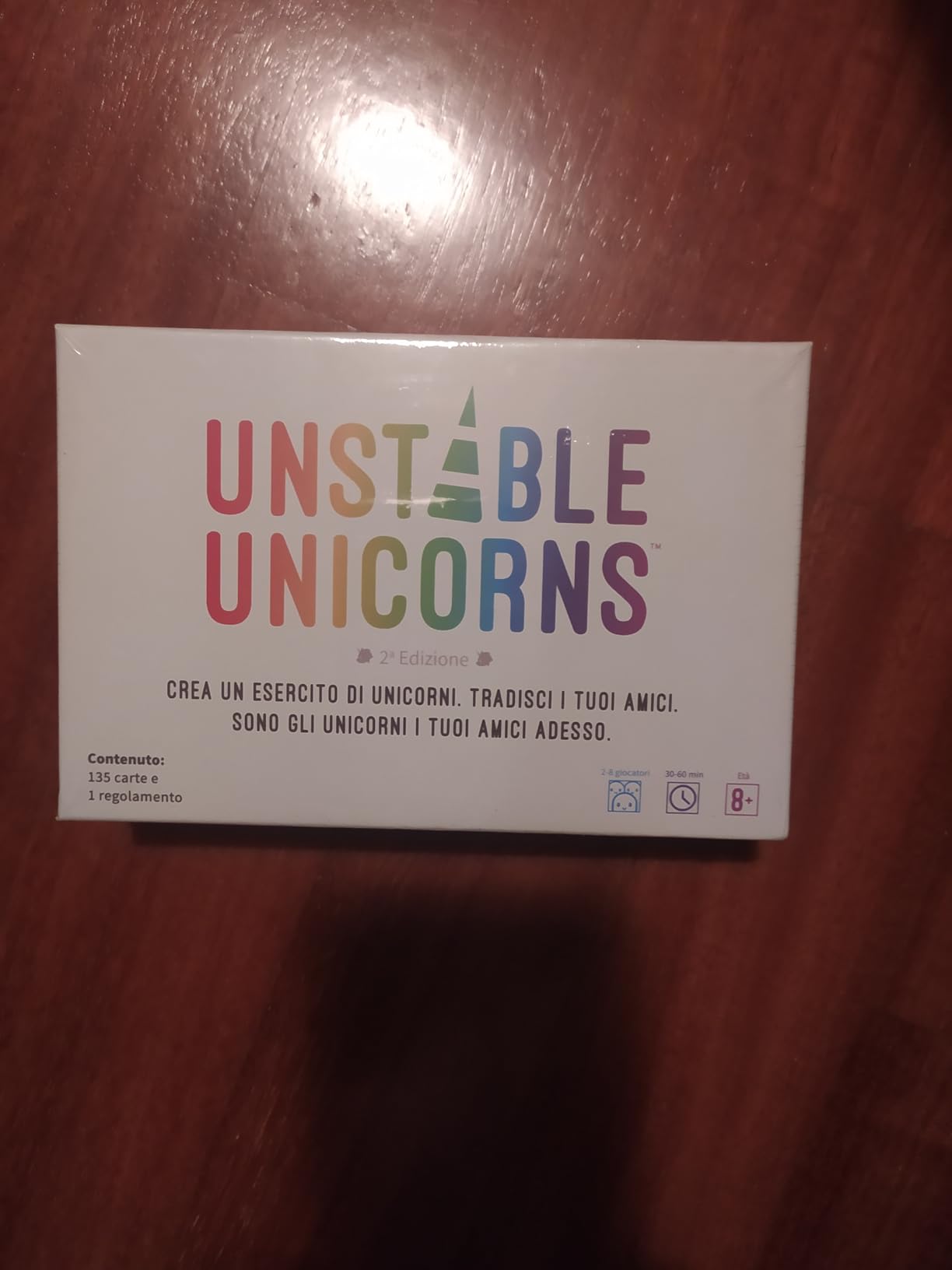 Asmodee Unstable Unicorns gioco base carte 2-8 giocatori