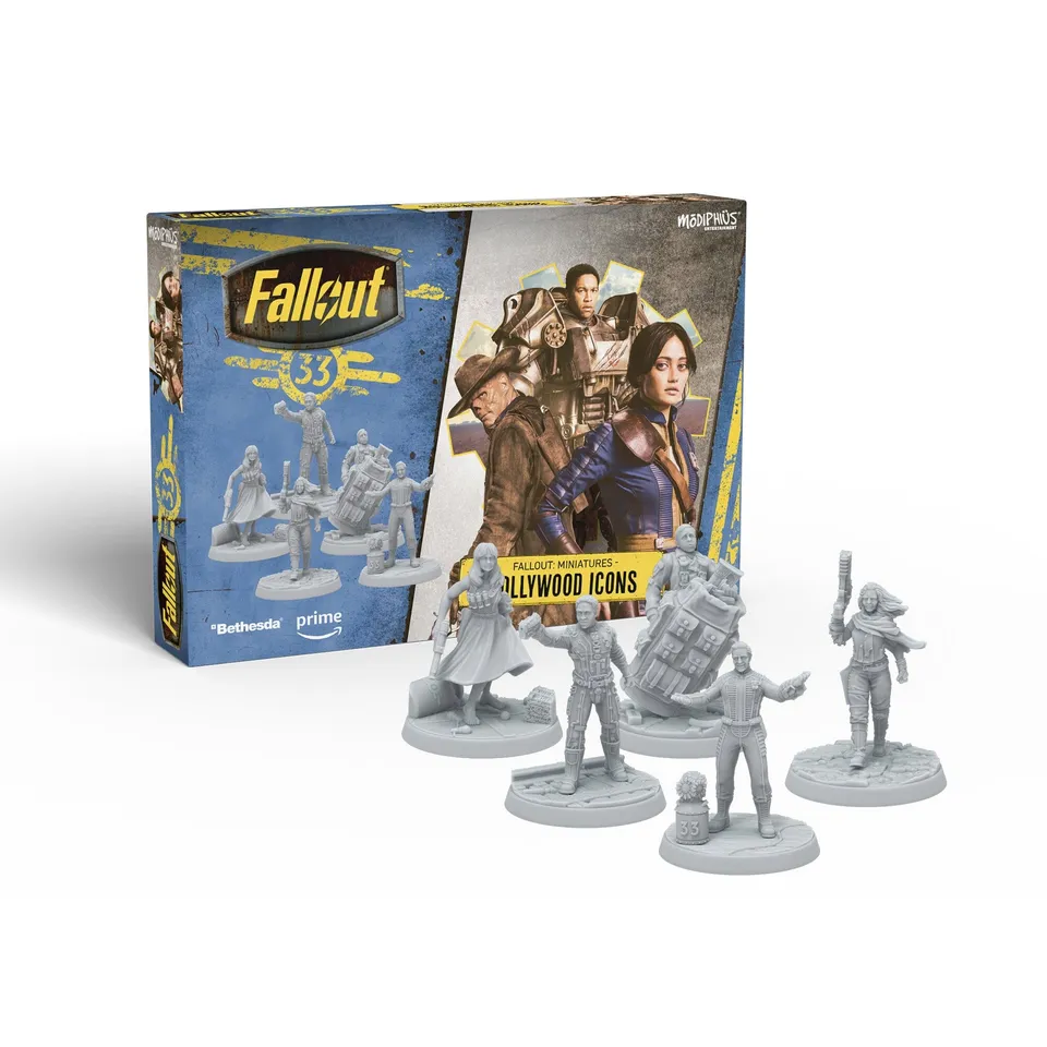 Modiphius Fallout Miniature Hollywood Icons Set Resina 32mm