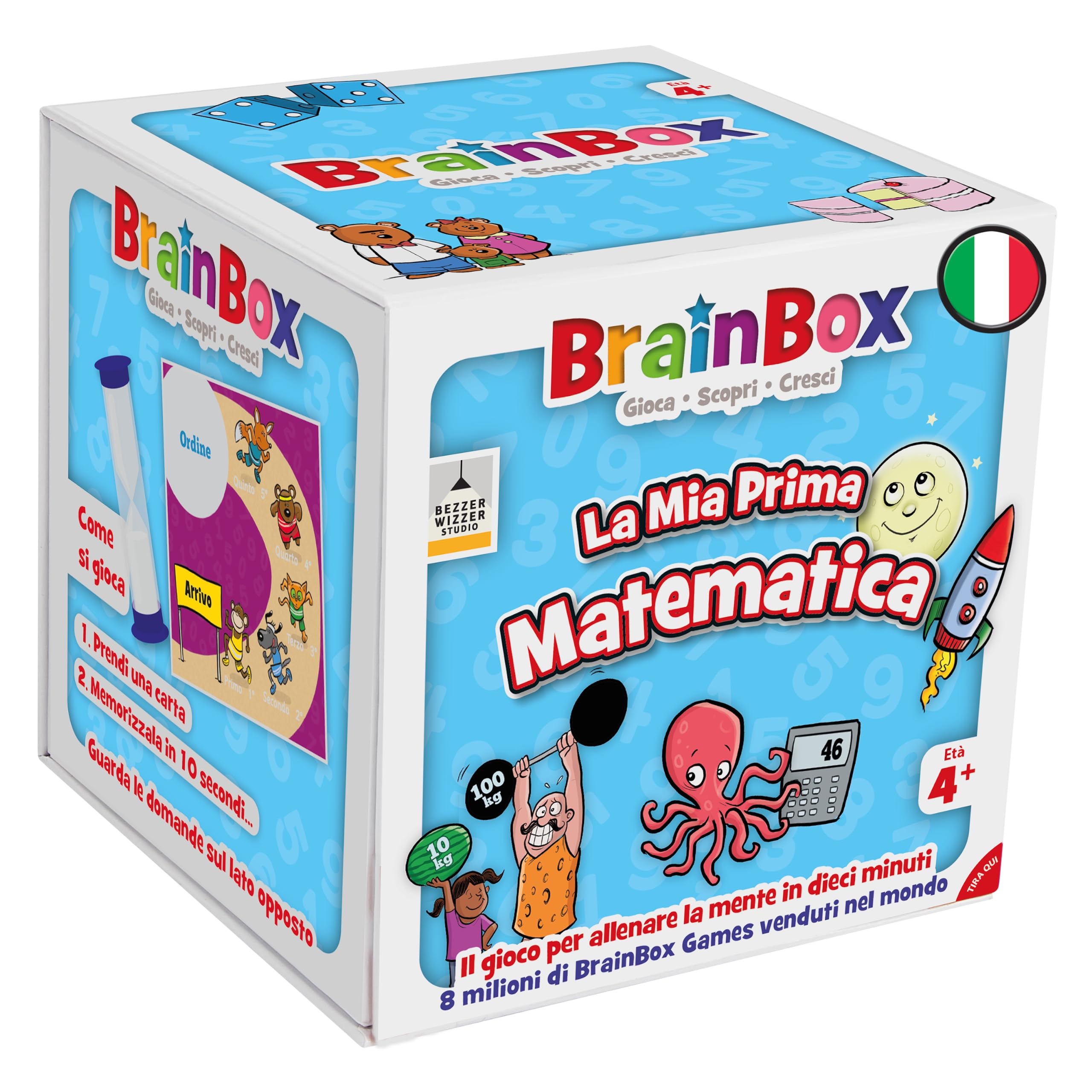 Asmodee BrainBox Animali Domestici gioco memoria 55 carte