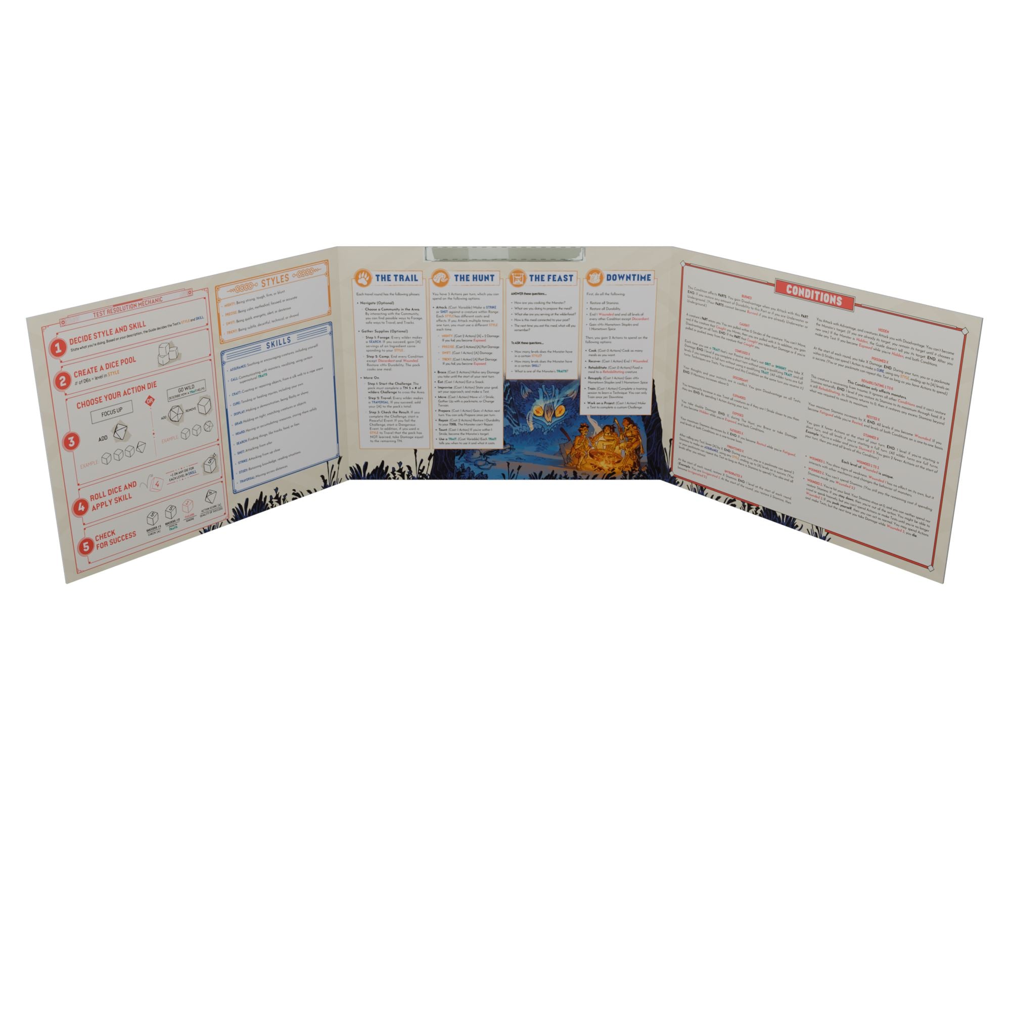 Modiphius Wilderfeast Guide Screen schermo master gioco ruolo
