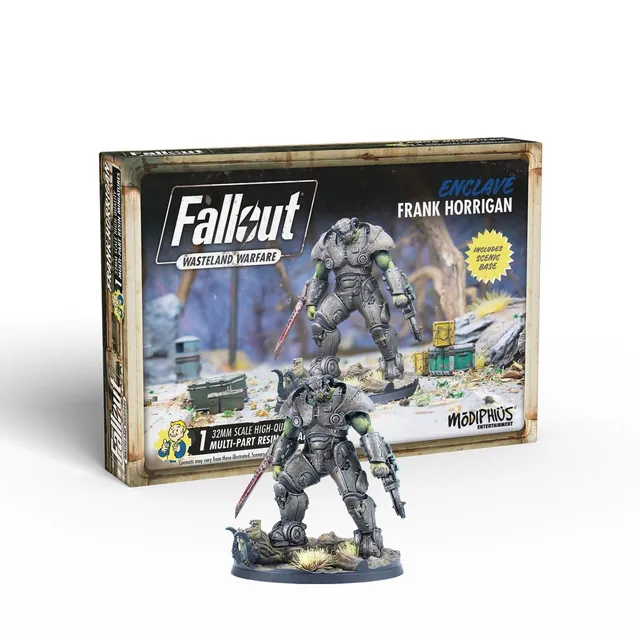 Modiphius Fallout Wasteland Warfare Enclave Frank Horrigan miniatura
