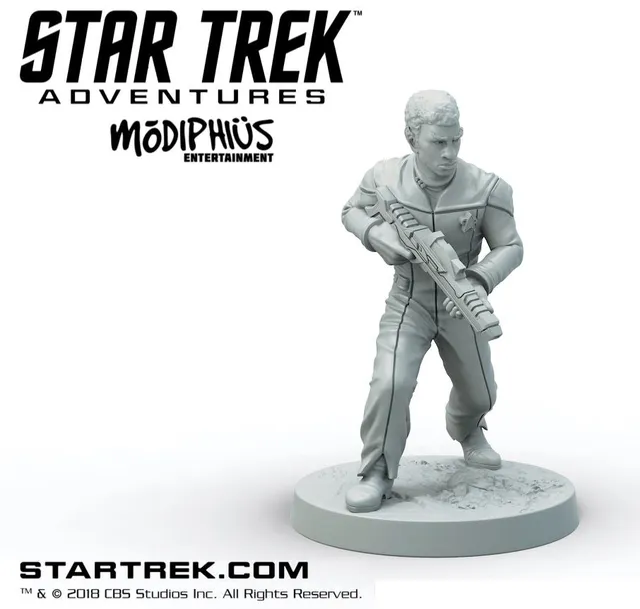Modiphius Star Trek TNG Vulcan Male miniatura STL 32mm