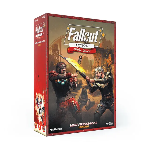 Modiphius Fallout Factions Battle for Nuka-World set base miniature