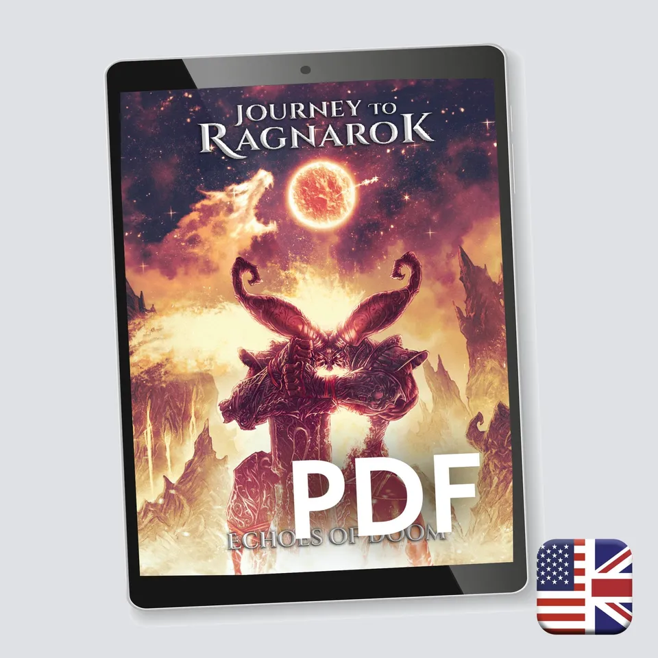 Modiphius Journey to Ragnarok Echoes of Doom manuale PDF 272 pagine