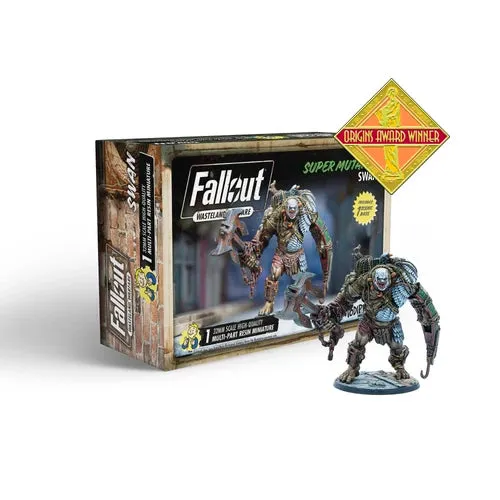 Modiphius Fallout Wasteland Warfare miniatura Swan 90mm