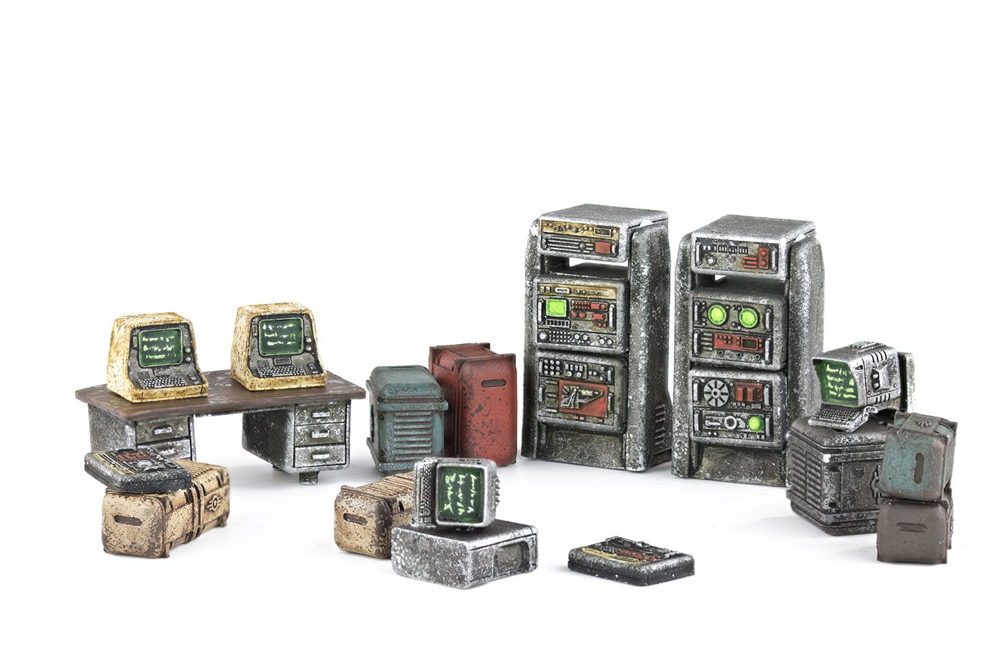Modiphius Fallout Wasteland Warfare Starter Scenic Set terrain resina