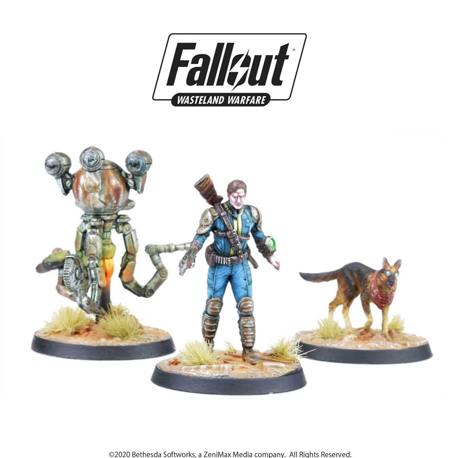 Modiphius Fallout Wasteland Warfare Heroes Sanctuary Hills 3 miniature