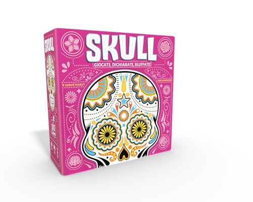 Asmodee Skull Gioco Bluff 3-6 Giocatori Edizione Italiana