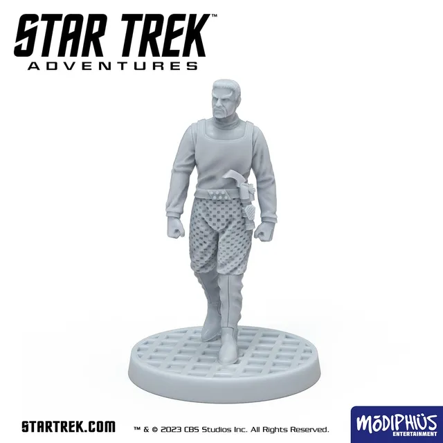 Modiphius Star Trek Adventures Klingon Warrior TOS miniatura STL 32mm