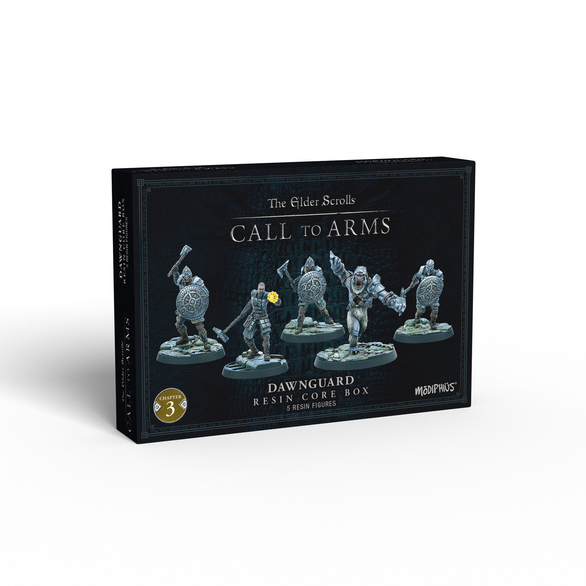 Modiphius Elder Scrolls Call to Arms Dawnguard Core Set miniature resina