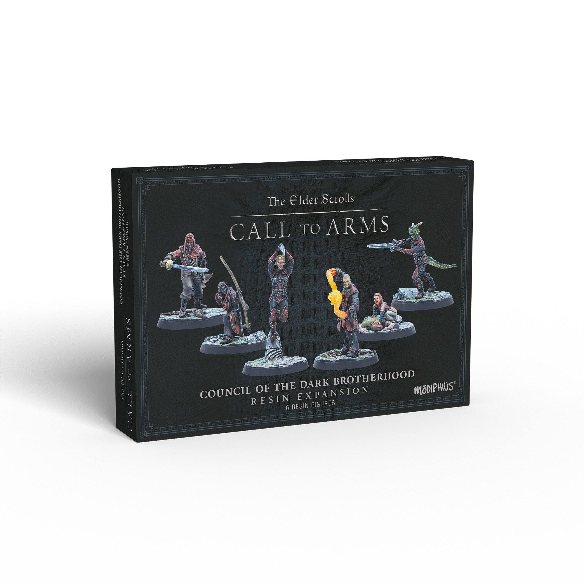 Modiphius Elder Scrolls Call to Arms Council Dark Brotherhood miniature