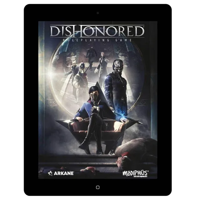 Modiphius Dishonored Core Rulebook manuale GDR PDF 308 pagine