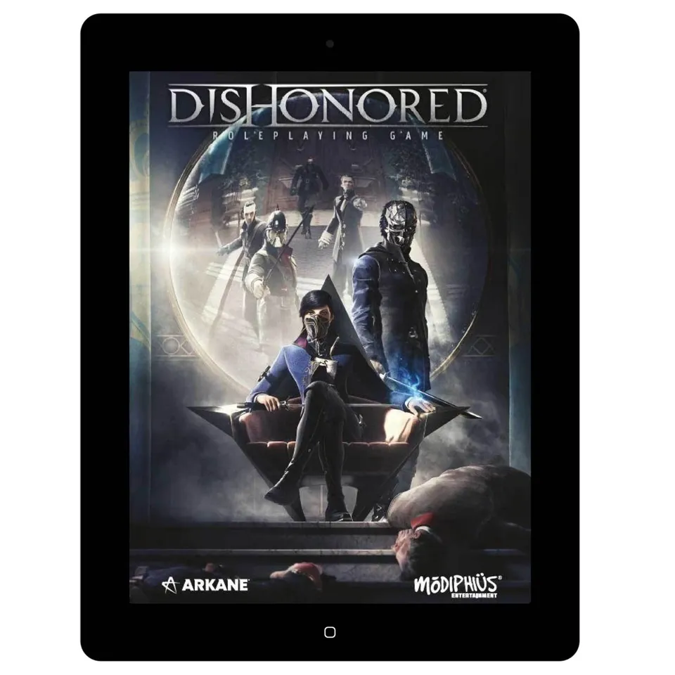 Modiphius Dishonored Core Rulebook manuale GDR PDF 308 pagine