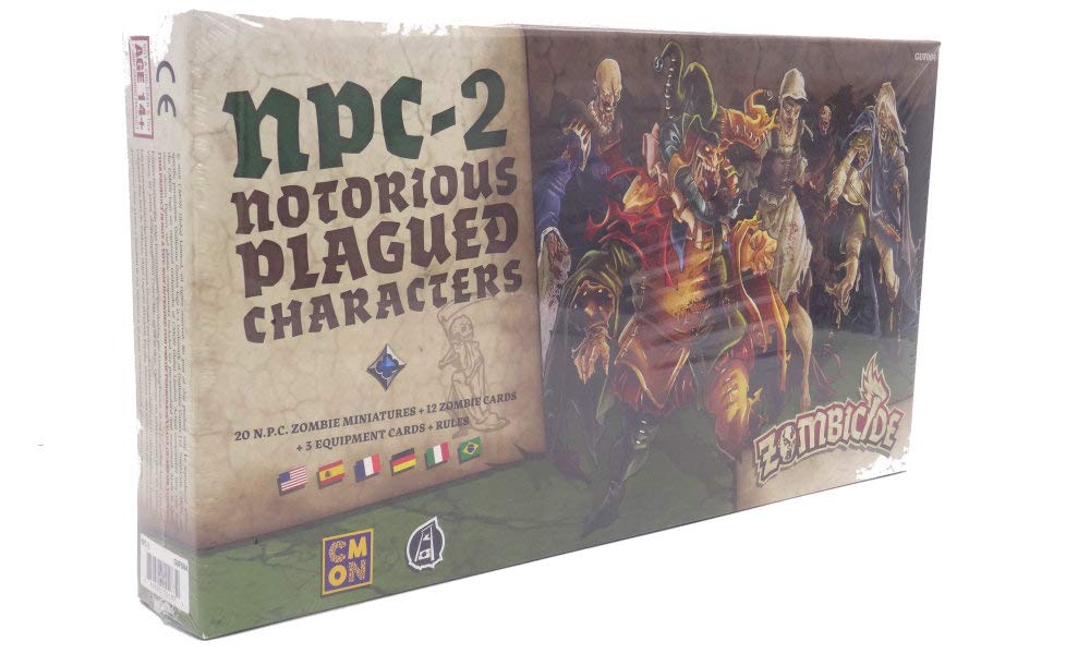 Asmodee Zombicide Black Plague NPC 2 gioco da tavolo espansione
