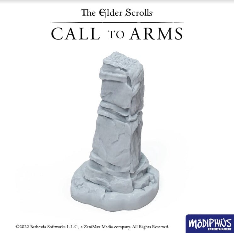 Modiphius Elder Scrolls Call to Arms Nord Tomb Arches terreno STL