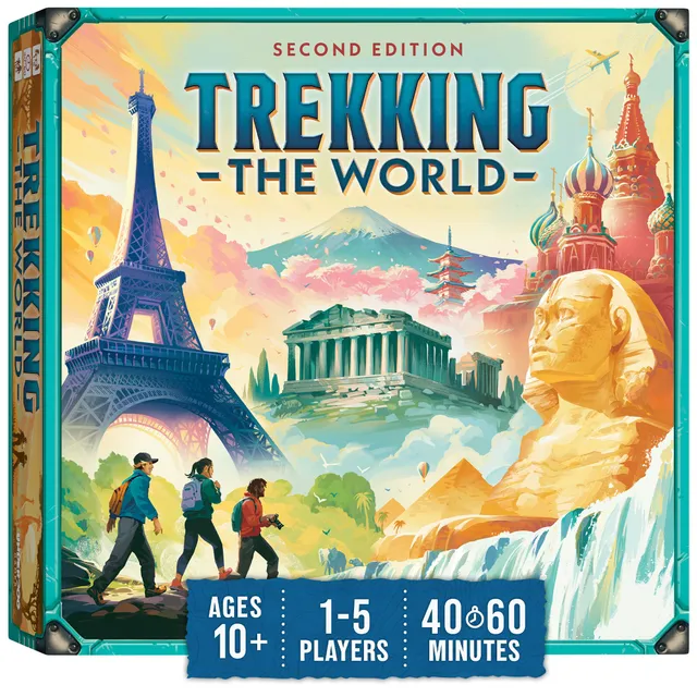 Trekking the World Second Edition gioco da tavolo viaggio