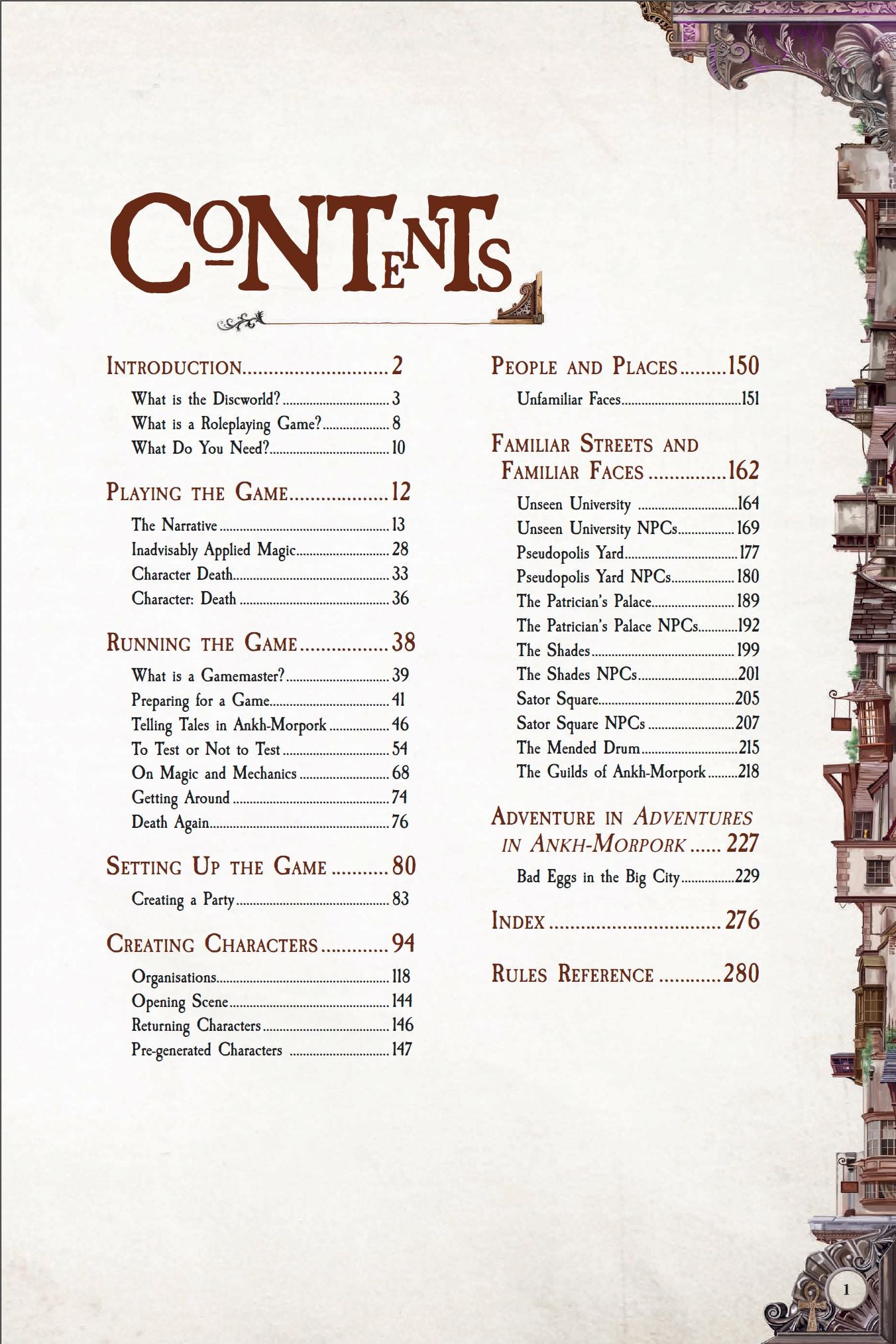 Discworld Ankh-Morpork Digest manuale GDR Narrativium