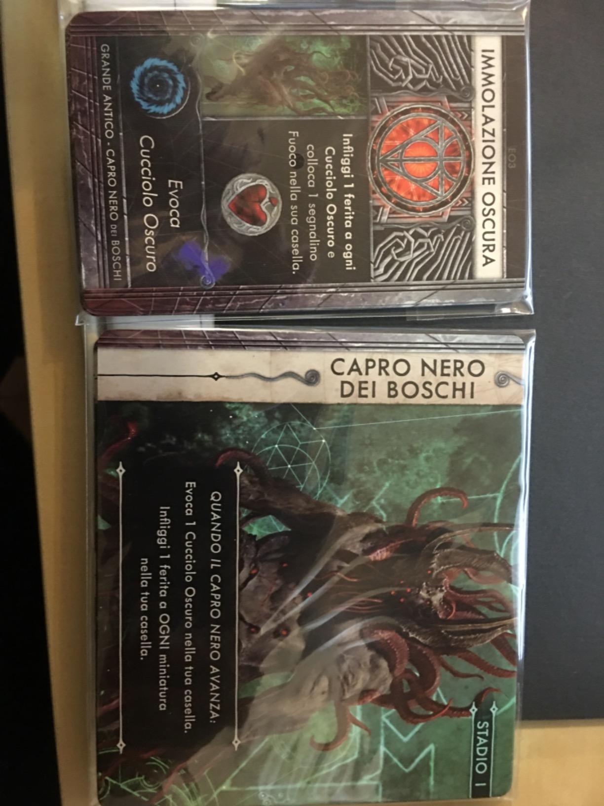 Asmodee Cthulhu Death May Die Capro Nero dei Boschi espansione gioco tavolo