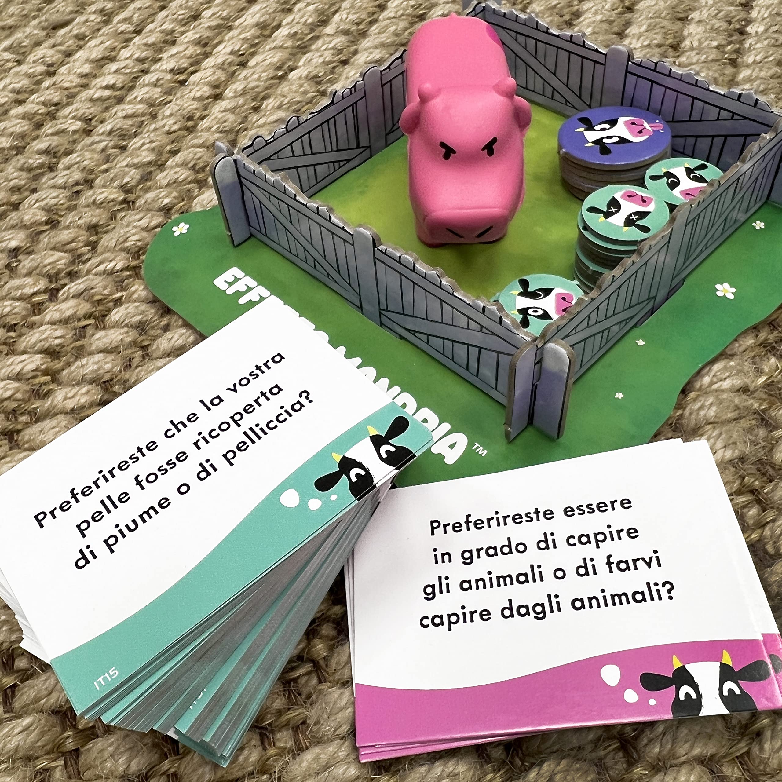 Asmodee Effetto Mandria party game carte pezzato italiano 4-20 giocatori