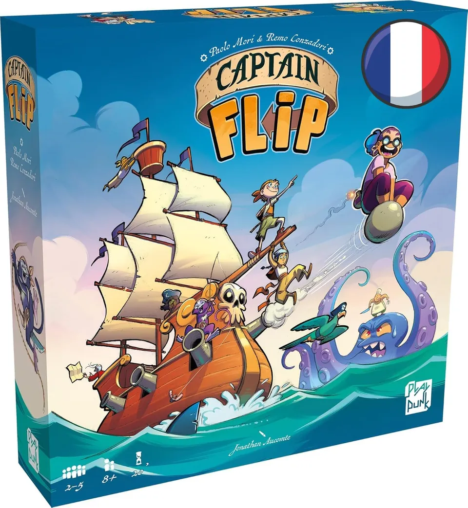 Asmodee Captain Flip Gioco da Tavolo pirati 2-5 giocatori