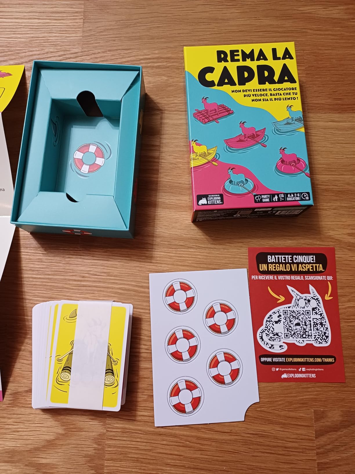 Asmodee Party Games Rema la Capra gioco carte 2-6 giocatori