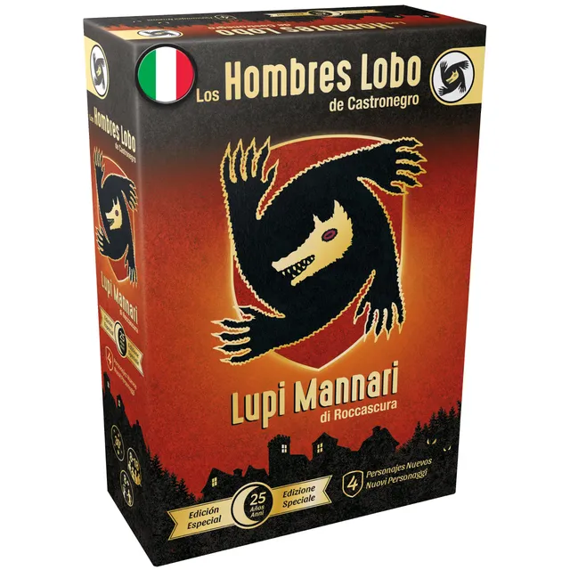 Asmodee Lupi Mannari Roccascura 25 Anni carte gioco da tavolo