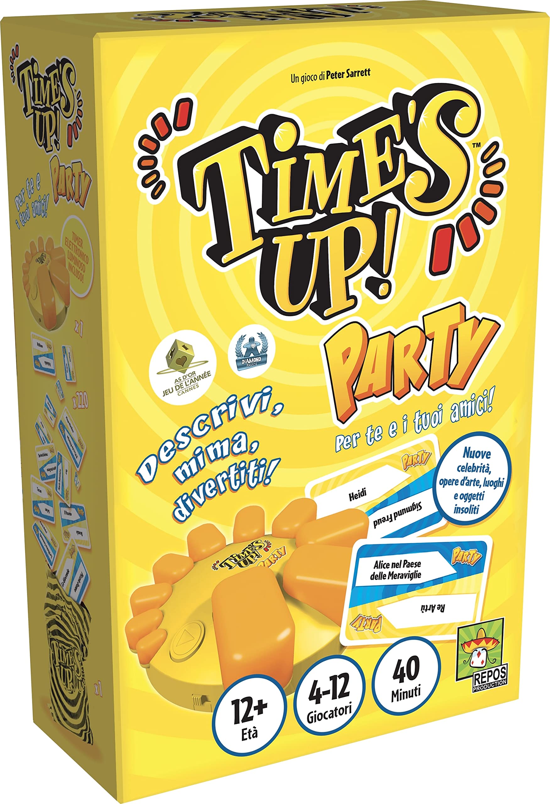 Asmodee Time's Up Big Box Party gioco da tavolo 4-12 giocatori